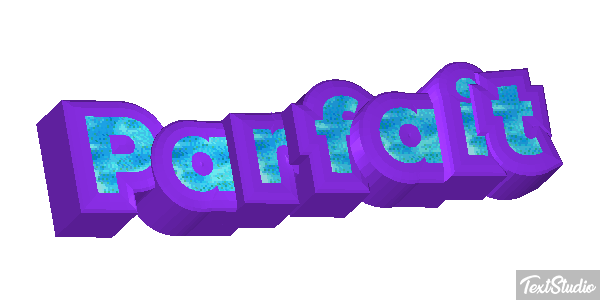 Parfait Efekt tekstowy