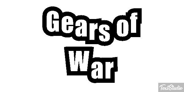Gears of War Текстовый эффект