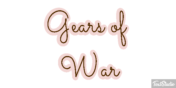 Gears of War Текстовый эффект