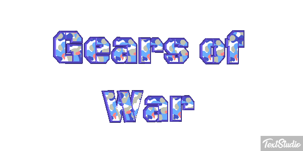 Gears of War Текстовый эффект