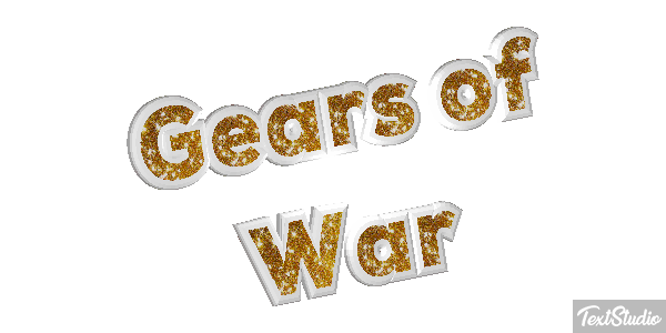 Gears of War Текстовый эффект