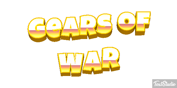 Gears of War Текстовый эффект