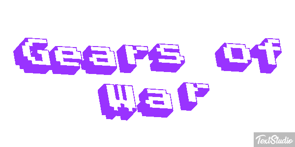 Gears of War Текстовый эффект