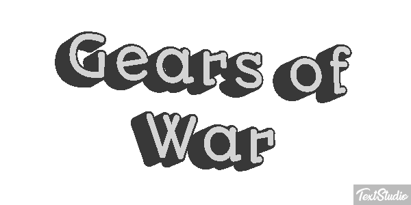 Gears of War Текстовый эффект