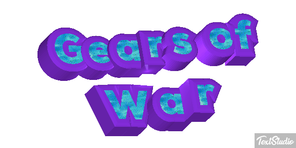 Gears of War Текстовый эффект