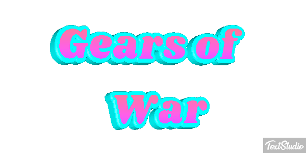 Gears of War Текстовый эффект