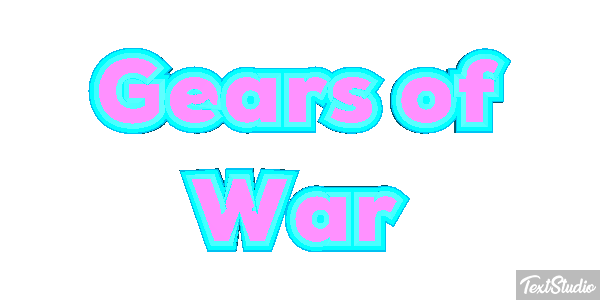 Gears of War Текстовый эффект