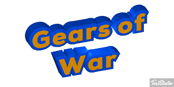 Gears of War Текстовый эффект