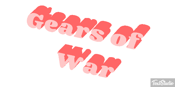 Gears of War Текстовый эффект
