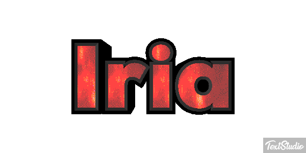 Iria Efecto de texto