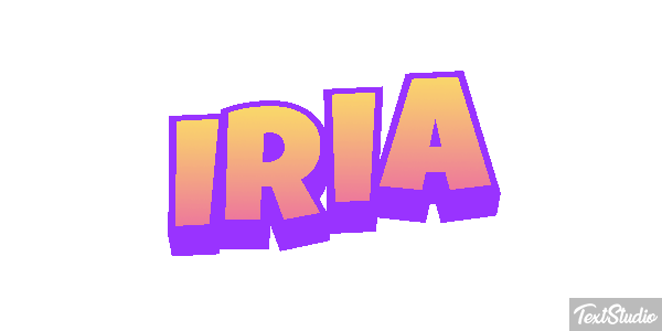 Iria Efecto de texto
