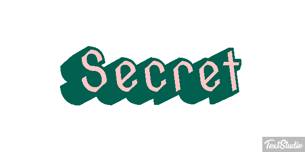 Secret Effet de texte