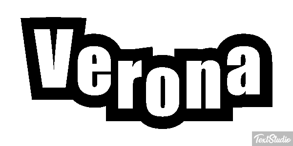 Verona Efecto de texto