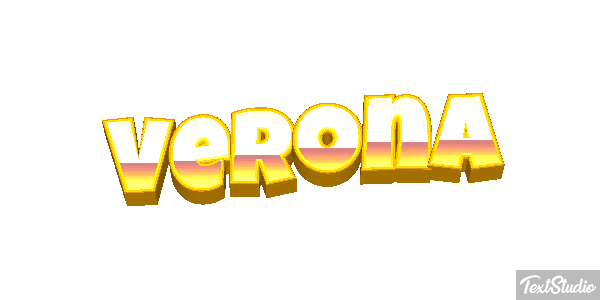 Verona Efecto de texto