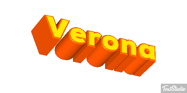 Verona Efecto de texto