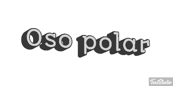 Oso polar Tekst effect