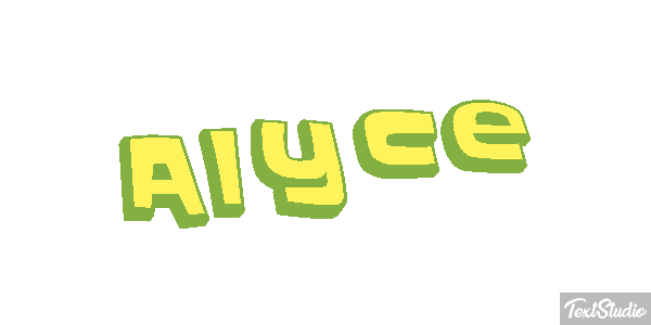 Alyce Text effect