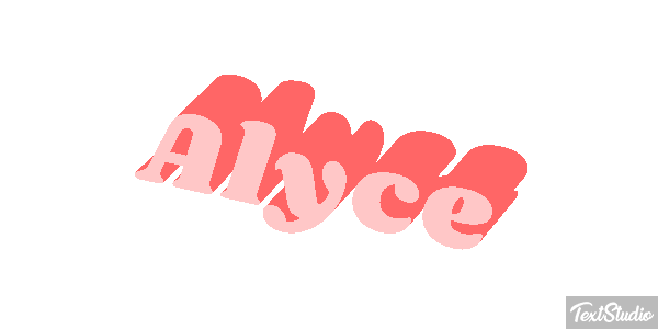 Alyce Text effect