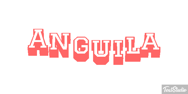 Anguila Efecto de texto