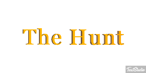The Hunt Effetto testo