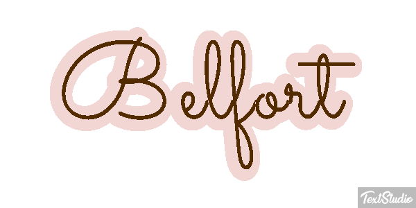 Belfort Texteffekt