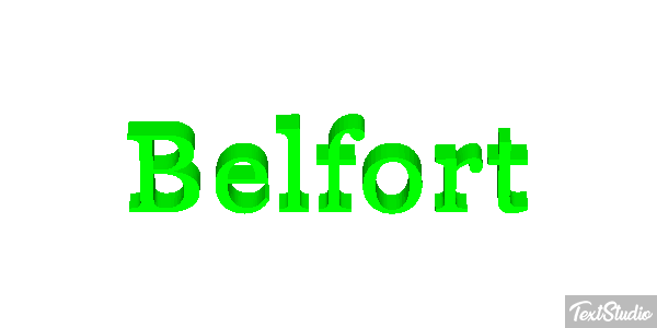 Belfort Texteffekt
