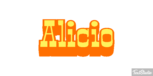 Alicio Efekt tekstowy