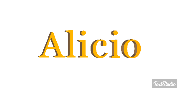Alicio Efekt tekstowy
