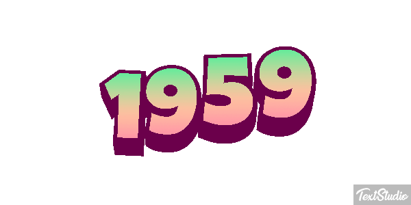 1959 テキスト効果