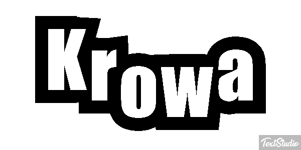Krowa Efekt tekstowy