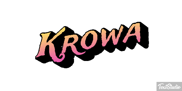 Krowa Efekt tekstowy