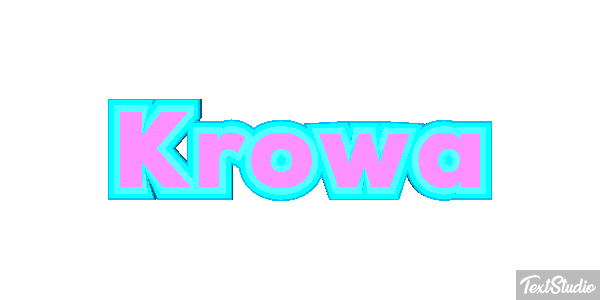 Krowa Efekt tekstowy