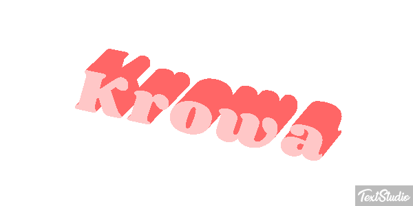 Krowa Efekt tekstowy