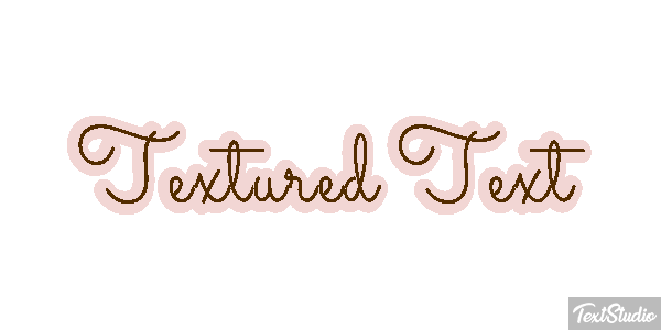 Textured Text Metin efekti