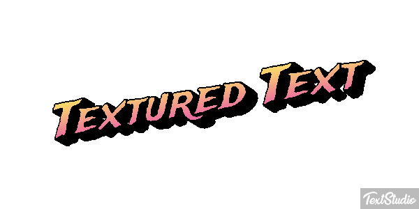 Textured Text Metin efekti