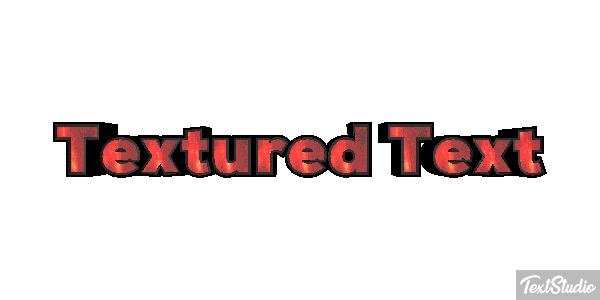 Textured Text Metin efekti
