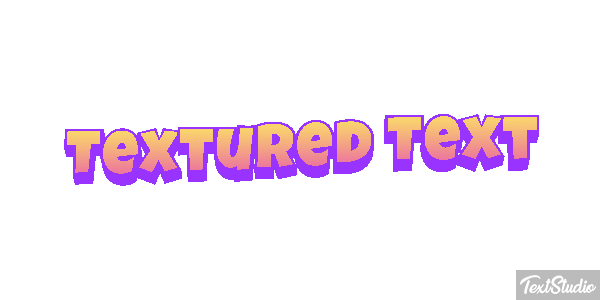 Textured Text Metin efekti