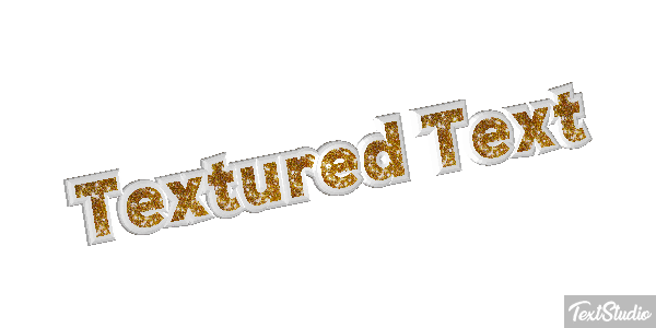 Textured Text Metin efekti