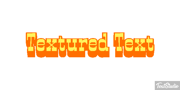 Textured Text Metin efekti