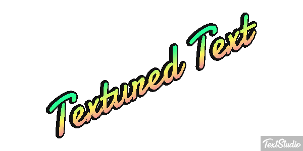 Textured Text Metin efekti