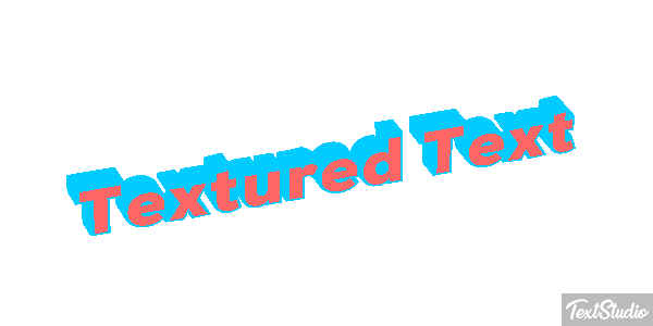 Textured Text Metin efekti