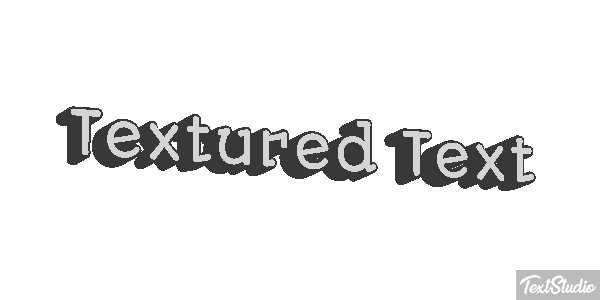 Textured Text Metin efekti
