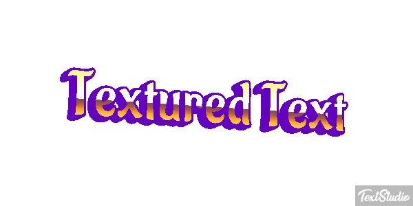 Textured Text Metin efekti