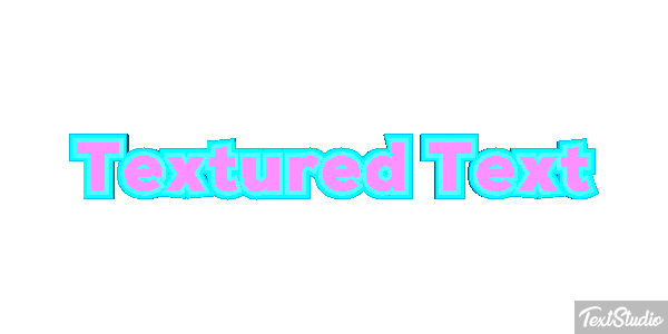 Textured Text Metin efekti