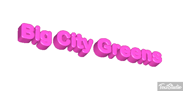 Big City Greens Efekt tekstowy