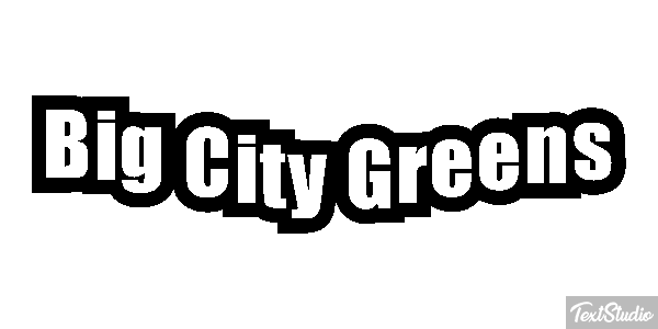 Big City Greens Efekt tekstowy