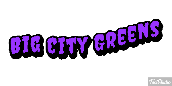 Big City Greens Efekt tekstowy