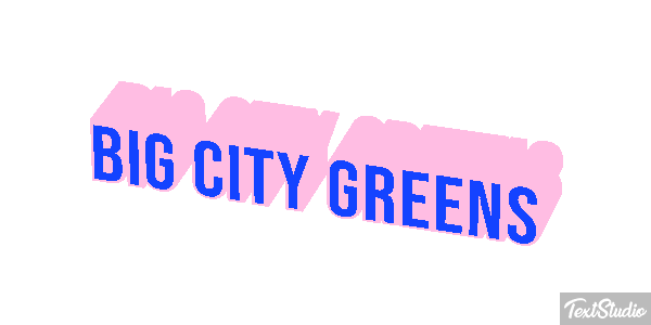 Big City Greens Efekt tekstowy