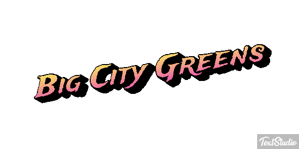 Big City Greens Efekt tekstowy