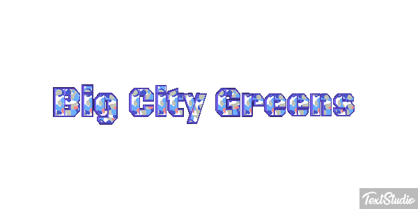 Big City Greens Efekt tekstowy
